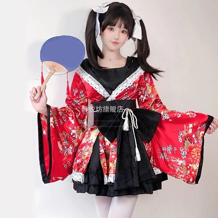 ダンスウェア コスプレ衣装 ロリータ オタク ダンスコスム メイド服 アニメ コスパフォーマンス