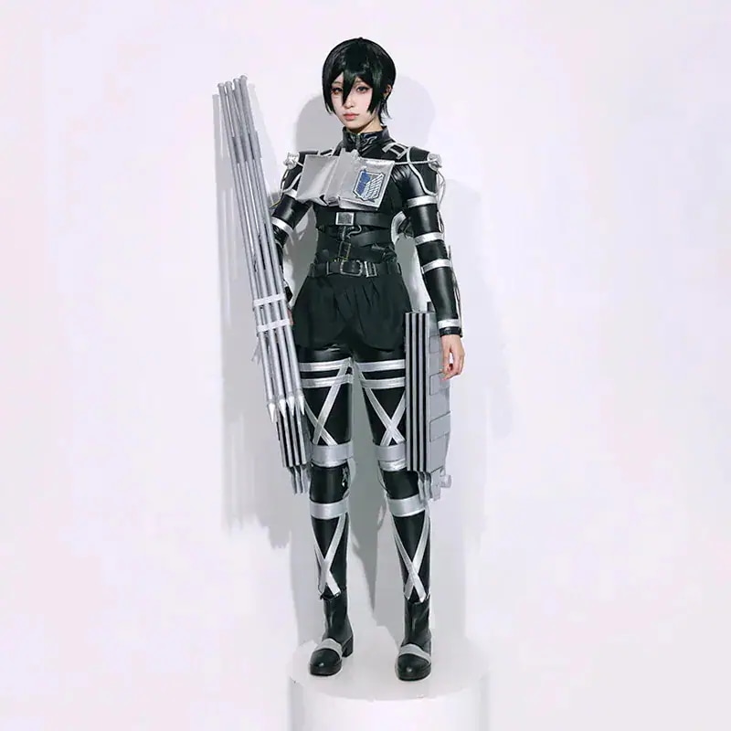 進撃の巨人 調査兵団 コスプレ セットアップ エレン ミカサ Attack on Titan 三笠 メガ割