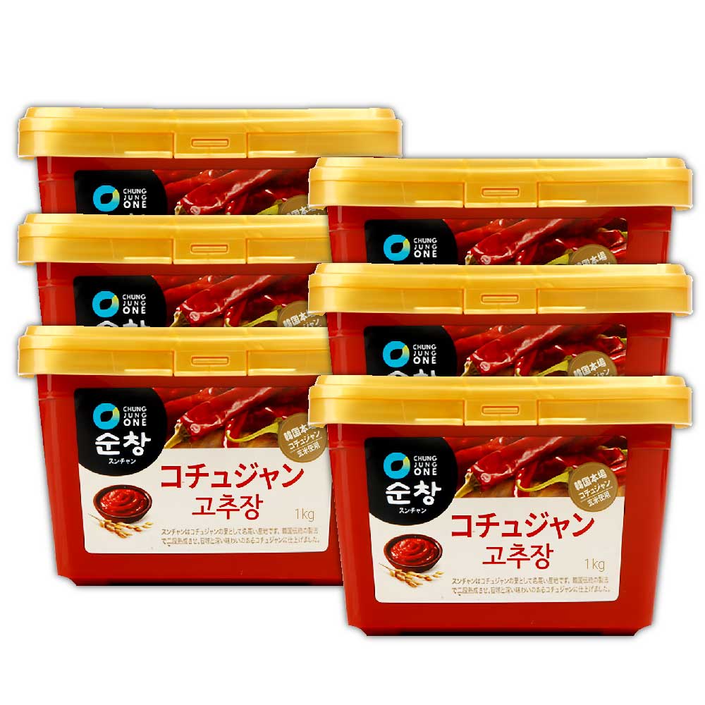 スンチャン コチュジャン 1kg 「6個」 韓国調味料 韓国料理 韓国食材 韓国食品 辛味噌 韓国味噌 韓国料理 チゲ 辛料理