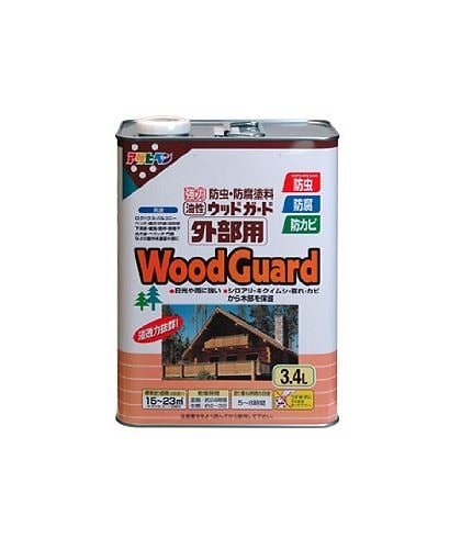 油性ウッドガード 外部用 3.4L ダークオーク 08