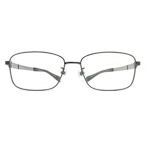 メガネ XL1077 col.GR 56mm レンズセット 鯖江 日本製 伊達メガネ/単焦点/累進レンズ 度付き対応 遠近両用