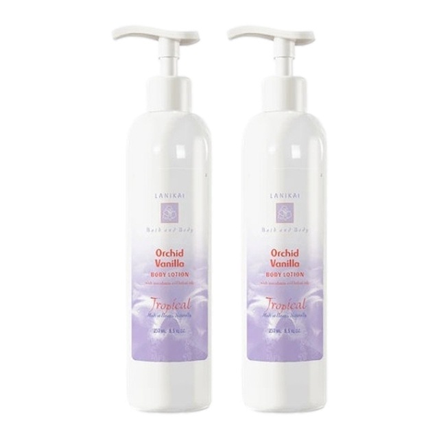 ラニカイ バス＆ボディ ボディローション 250ml x 2 オーキッドバニラ
