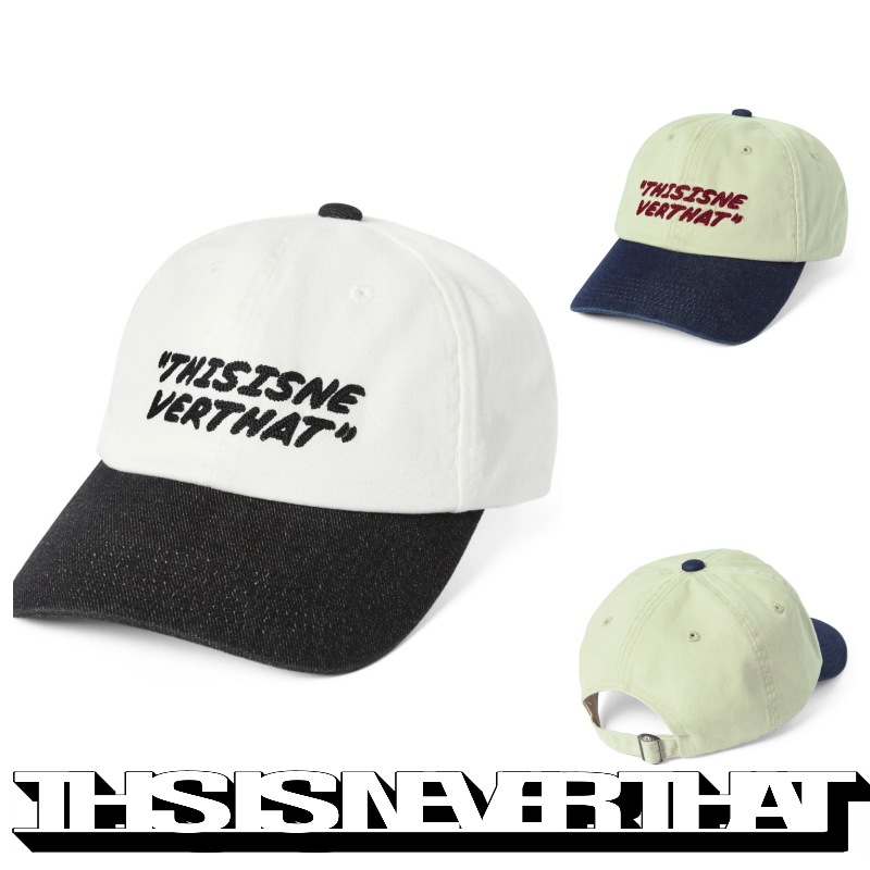 【THISISNEVERTHAT】 VISOR DENIM CAP : 2COLORS