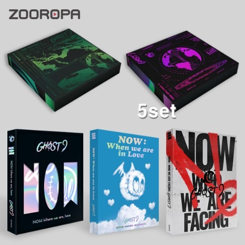 [5종세트] 고스트나인 GHOST9 NOW Who we are facing NOW PRE EPISODE