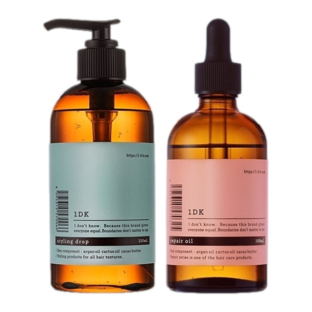 ワンディーケー スタイリングドロップ 250ml + リペアオイル 100ml セット 1DK ヘアケア