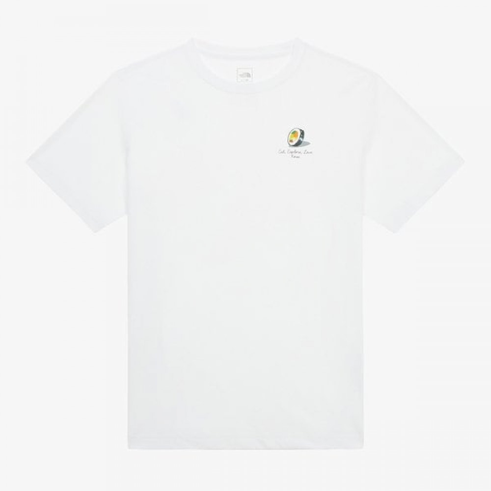 [ノースフェイス公式] NT7UR22A メンズグルメ半袖Tシャツ_ホワイト