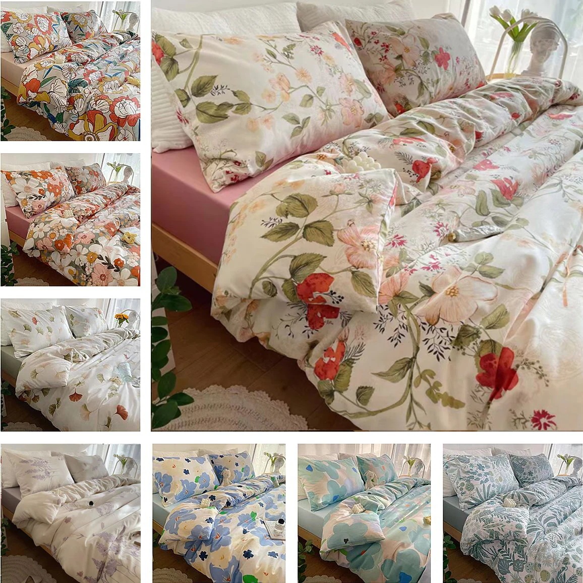100%綿 韓国ファッション 布団カバー 掛け布団カバー 布団カバーセット 敷布団カバー 寝具カバーセット しまむら-布団カバー 和式 シングル /防臭 洗える 防ダニ
