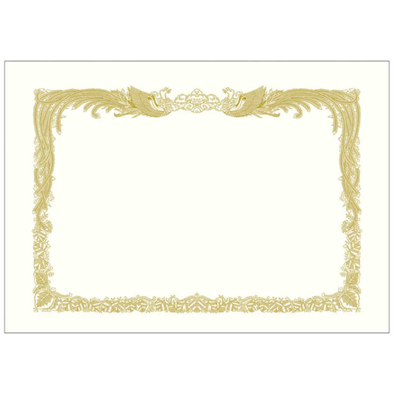 ササガワ　賞状用紙 ケント紙 みの判 縦書用 1005032　105032