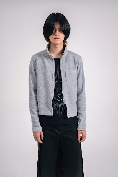 AD2020 レイヤードワイドフレアショーツ ハーフパンツ ウール 黒