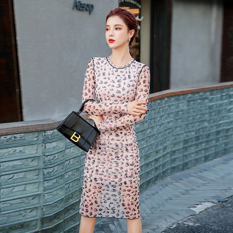 ワンピース レディース フレアワンピース ミモレ丈 膝下 半袖 長袖 袖あり ラウンドネック 襟無し