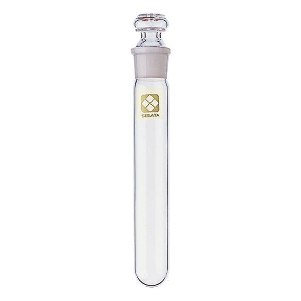 [柴田科学]共通摺合共栓遠心沈殿管 丸底形 平栓付 目盛なし 10mL[10個]