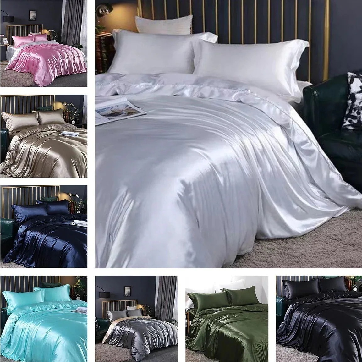 シルクの布団カバー 寝具セット シルクのシーツ 布団カバーセット シルクの枕カバー 掛け布団カバー敷布団カバー寝具カバーセット254