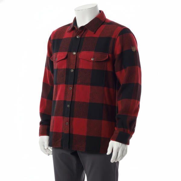 FJALLRAVEN 25FW メンズ カナダ シャツ レッド 90631320 CANADA SHIRT M RED 826585