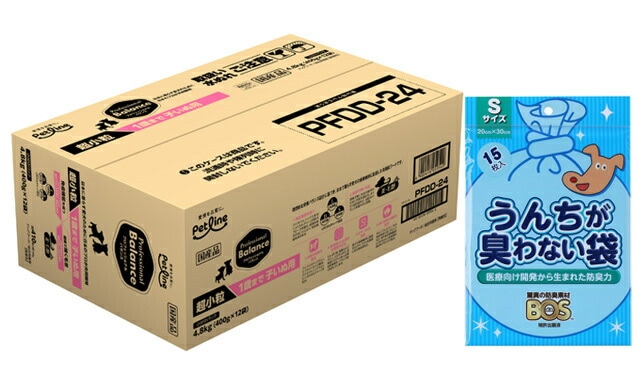 プロフェッショナル バランス 超小粒 １歳まで 子いぬ用 4.8kg 【犬想いオリジナルセット】【BOS うんちが臭わない袋付】