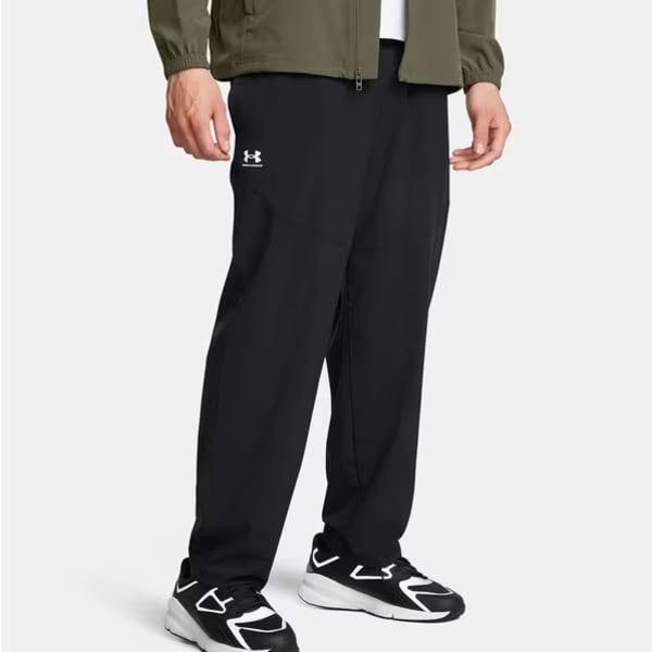 1386556 -001 ブラック 男性 UA バイブ ウーブン パンツ スポーツウェア 機能性 トレーニング パンツ