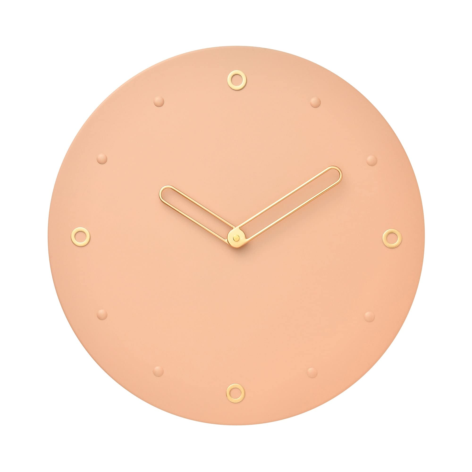 Francfranc フランフラン メタルリング ウォール クロック ピンク