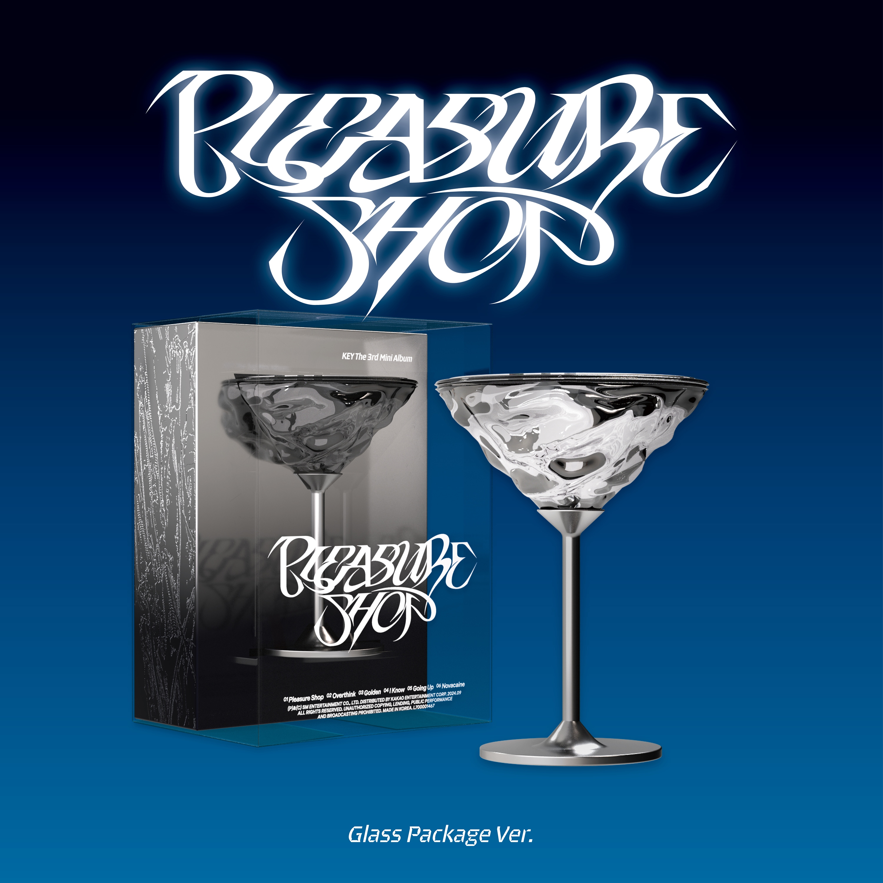 [未開封新品] キー - ミニアルバム3集：Pleasure Shop [Glass Package Ver.]