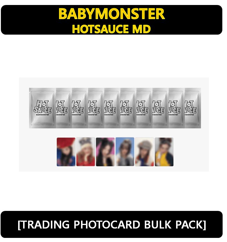 【BABYMONSTER】[TRADING PHOTOCARD BULK PACK] - HOTSAUCE MD
