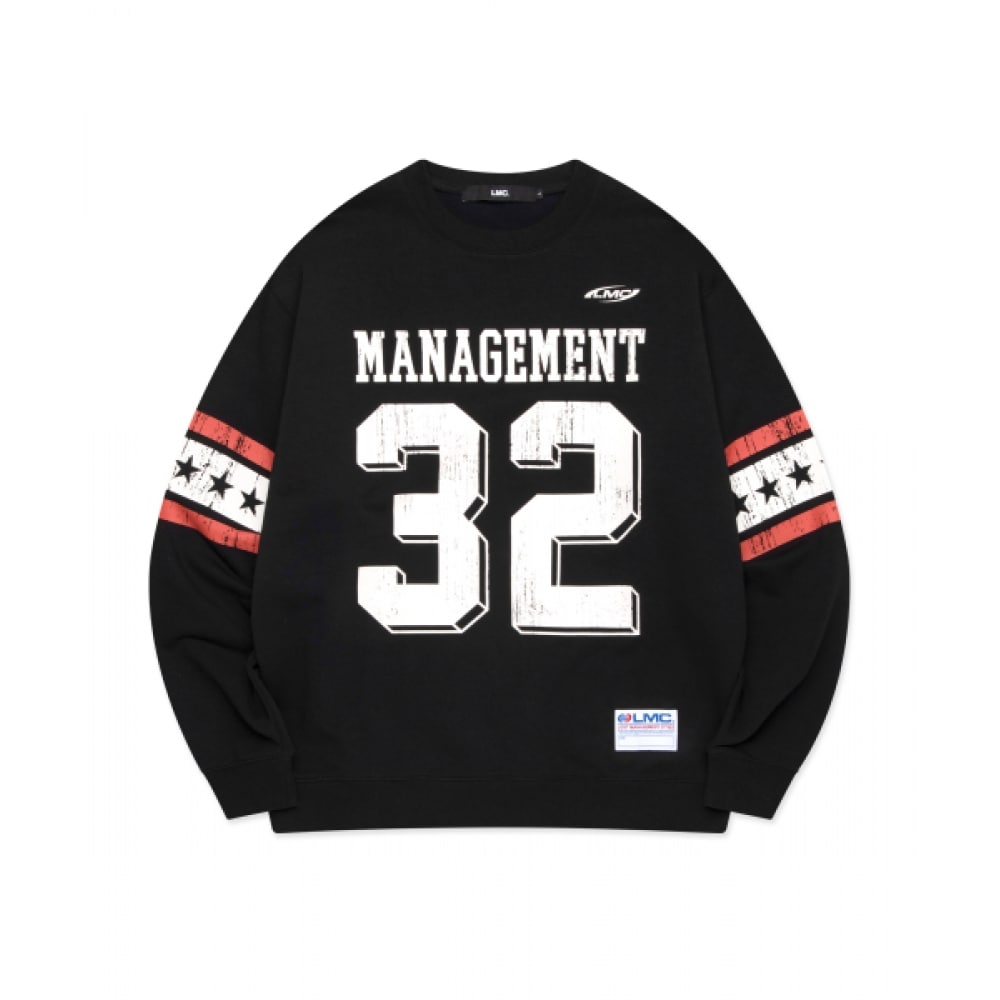 LMC スターフットボールスウェットシャツブラック
