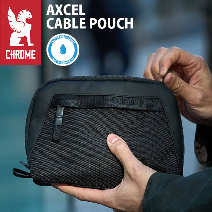 ショルダーバッグ AXCEL CABLE POUCH アクセル ケーブル ポーチ 正規品 メンズ レディース マルチケース マルチポーチ 小物入れ バッグインバッグ シンプル 丈夫 AJ008