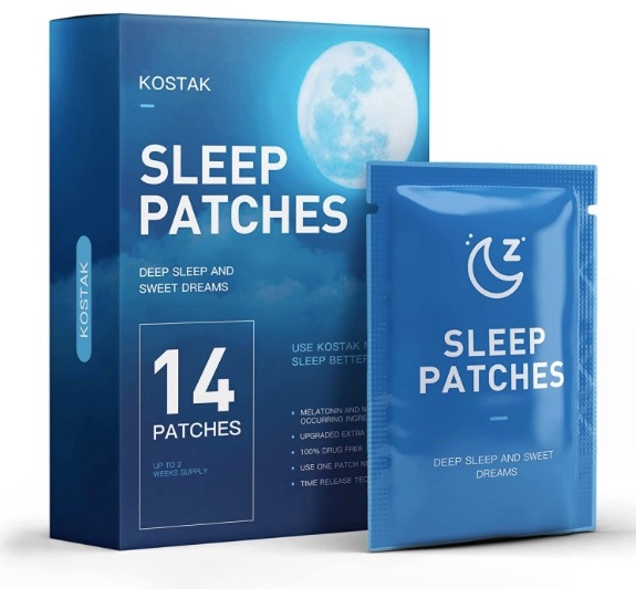 【KOSTAK 睡眠パッチ】14枚入 大人用睡眠補助パッチ 毎日の健康のために休息と若返りをサポート 個包装