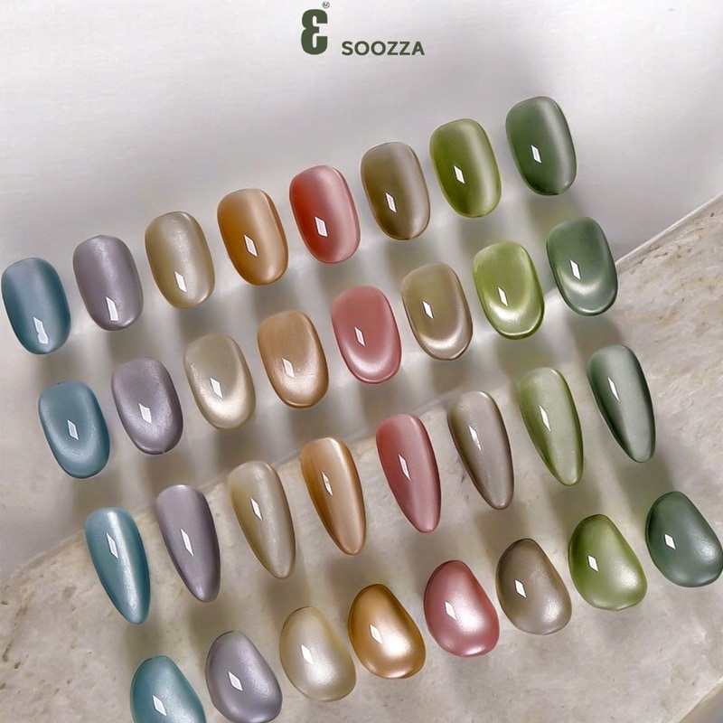 [SOOZZA] No.3 マグネットジェル [8色セット] 秋の豊かさを閉じ込めた温かみのあるカラー