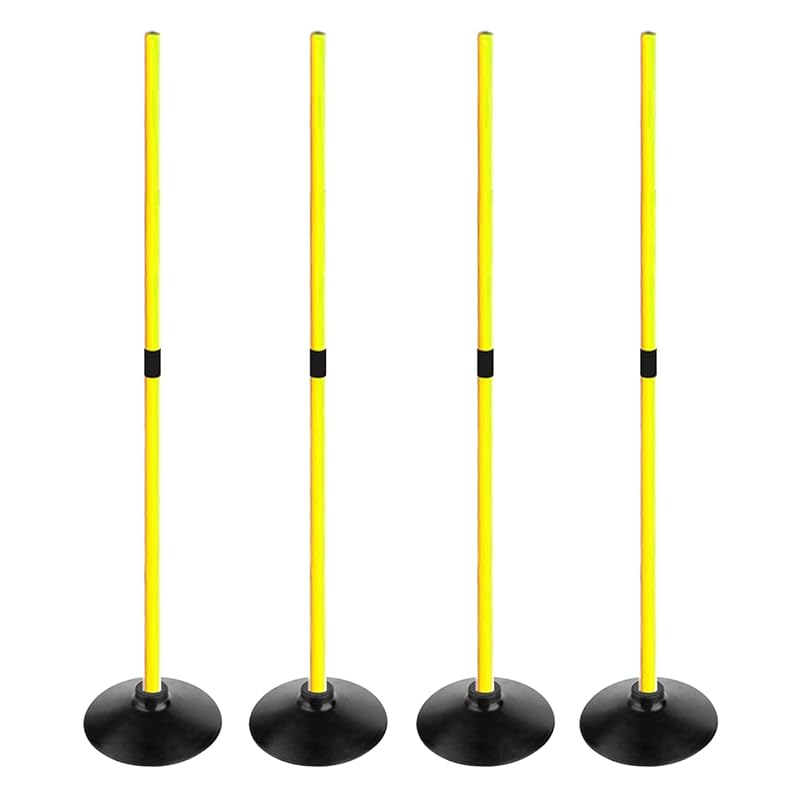 Voodans トレーニングポール アジリティポール サッカー バスケト レーニング用品 (1.5m4本)