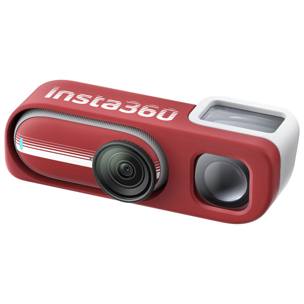 Insta360 CIN-GO3SRETRO64G-CR アクションカメラ「Insta360 GO 3S レトロキット」（64GB）クラシックレッド CINGO3SRETRO64GCR