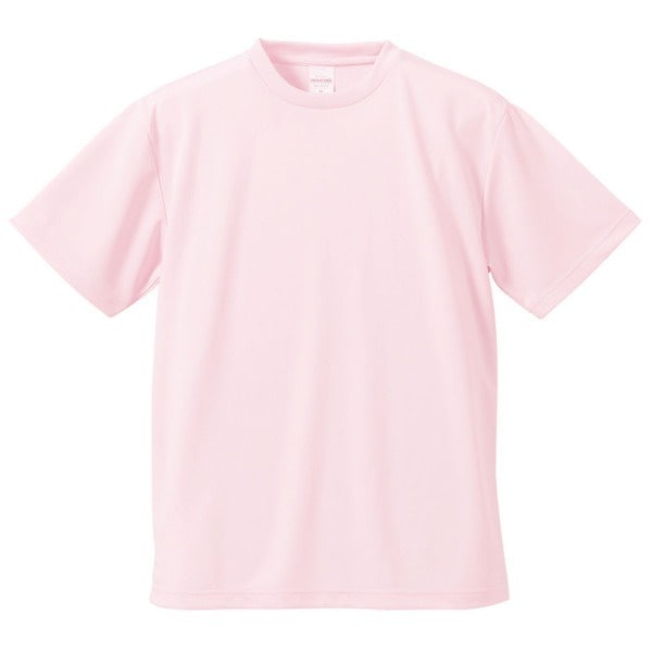 UVカット/吸汗速乾/5枚セット/4.1オンスさらさらドライ Tシャツベビーピンク L