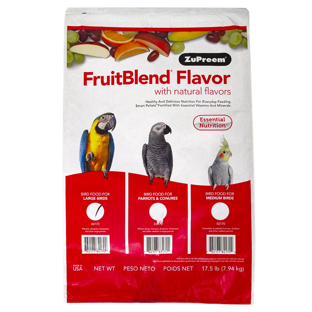 ズプリーム　フルーツブレンド　Ｌ　ラージパロット用　１７．５ｌｂ（約７．９４ｋｇ）　ＣＲＣ55―20―30―10―00