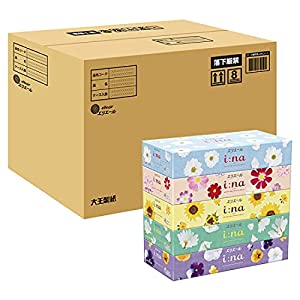 エリエール i:na（イーナ）ティシュー150組60箱 【ケース品】