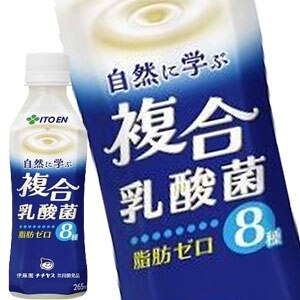 伊藤園 自然に学ぶ 複合乳酸菌 265gPET48本［24本2箱］［賞味期限：3ヶ月以上］45営業日以内に出荷
