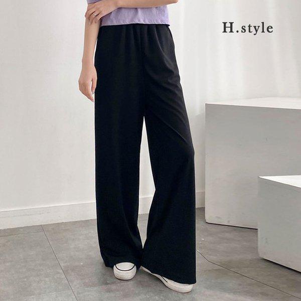 HスタイルPTミエントンパンツ/春の新商品/バンディングパンツ/ストレートパンツ/ワイド/スラックス/ジョガー/バギー/ブーツカット