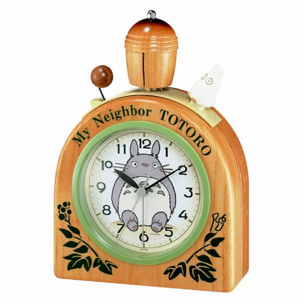 取寄品 正規品 RHYTHM リズム時計 4RA455MN06 となりのトトロ トトロR455N アナログ表示 置き時計
