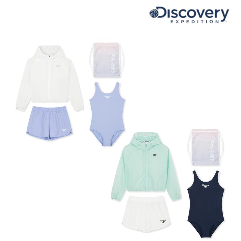 キッズ 女児 スイム アウター 3PCS SET(DKSZ96063)