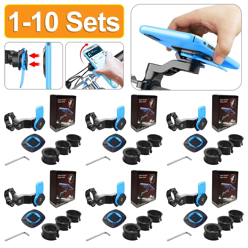 オートバイや自転車用の滑り止め携帯電話ホルダー,ハンドルバーホルダー,iPhone, Xiaomi,MTB,オートバイ用のサイクリングマウント - 509