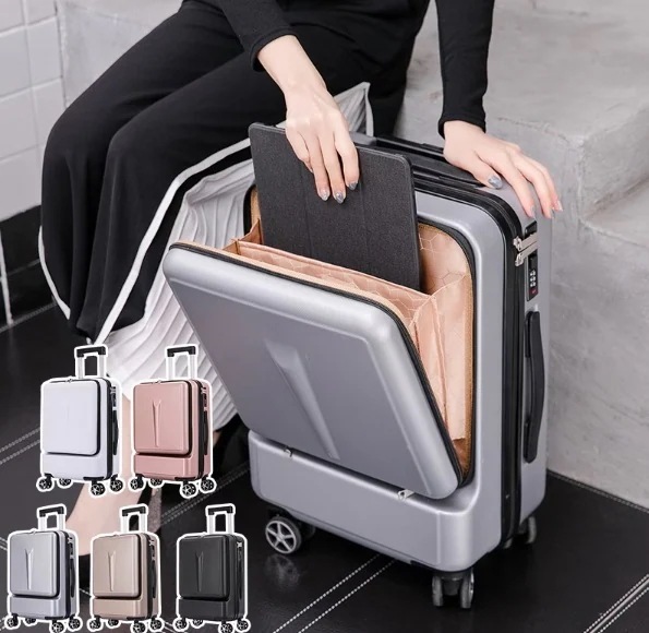 キャリーケース スーツケース 軽量 小型 静音 360回転キャスタ 取り出しが手早く 軽量 ins人気 短途旅行