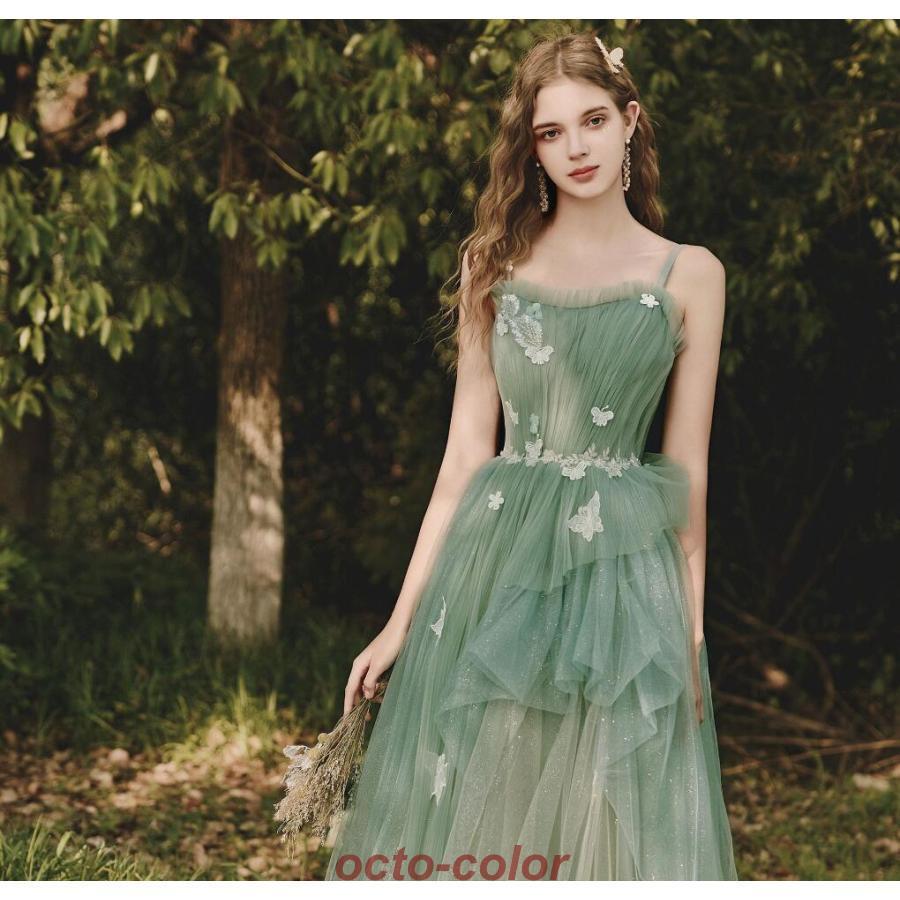 イブニングドレス ベアトップ ビスチェドレス ロング キラキラドレス オフショルダー 発表会ドレス チュール パーティードレス 二次会ドレス お呼ばれ 編み上げ