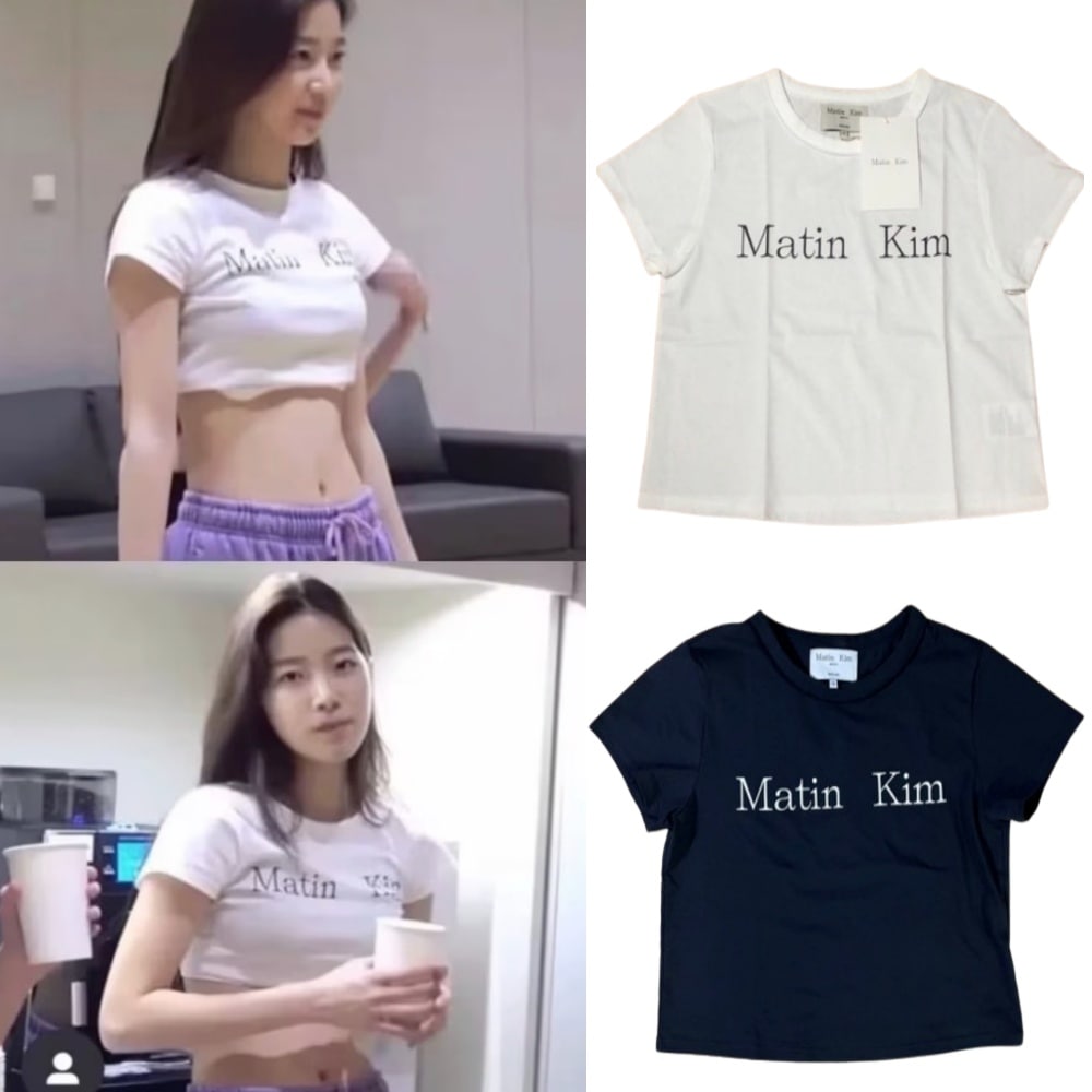 MATIN LOGO CROP TOP [公式正規品]