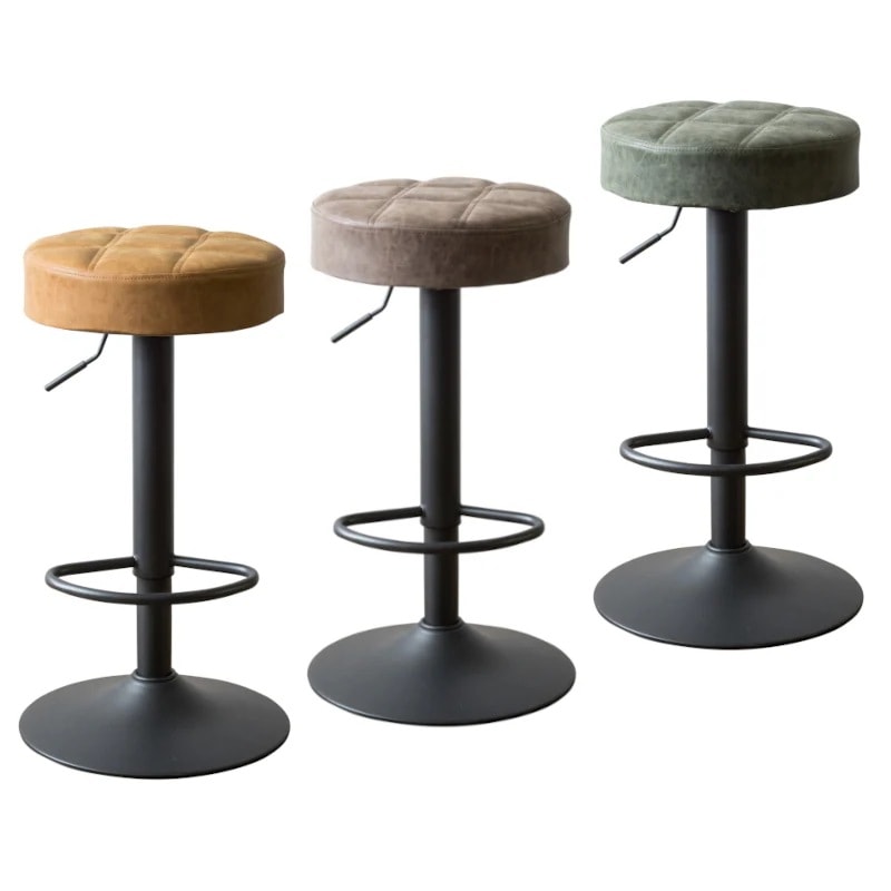 バーチェア レザー 高さ64-84 カウンターチェア スツール Charma（シャルマ）