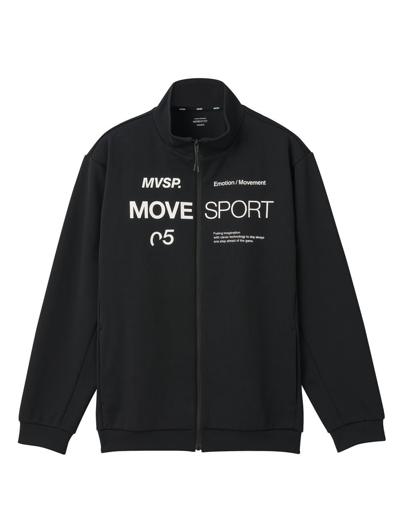 [デサント] S.F.TECH ハーフゲージ オーセンティックロゴ スタンドジャケット BK O