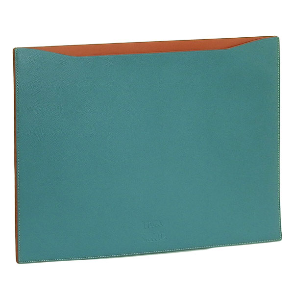ポールスミス バッグ メンズ クラッチバッグ アウトレット レザー ターコイズ PSME0135 PAUL SMITH A4対応 13,528円