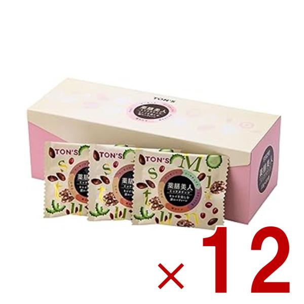 東洋ナッツ 薬膳美人ミックスナッツ 個包装 TON S 食べきり アーモンド ゴーヤチップス スナック小豆 クコの実 クルミ 12個