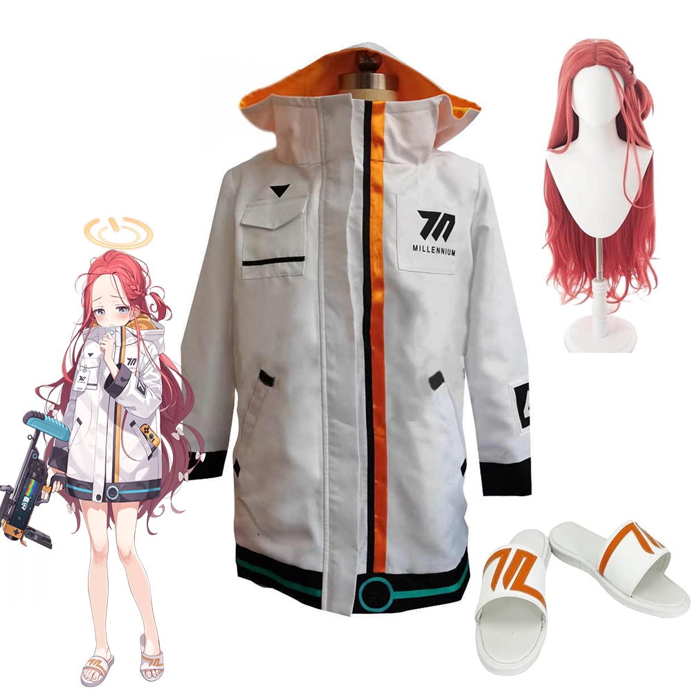 ブルーアーカイブ 花岡ユズ コスプレ 衣装 ウィッグ 靴 追加可 はなおかゆず コスプレ衣装 ハロウィン クリスマス 学園祭 文化祭 仮装 ハロウィン クリスマス 衣装