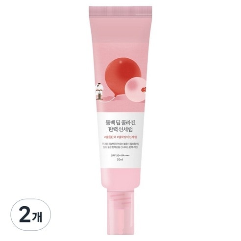 ツバキディープコラーゲン弾力性サンセラムSPF50+ PA++++ 2個 50ml 保湿力 ハリ感