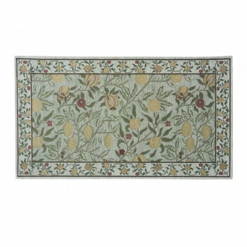 川島織物セルコン Morris Design Studio フルーツ マット 約68x123cm FH1706A G グリーン