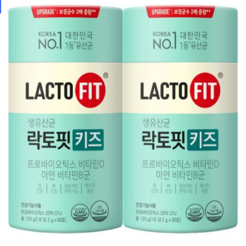 チョングンダン ラクトフィットキッズ 60包 120g2個