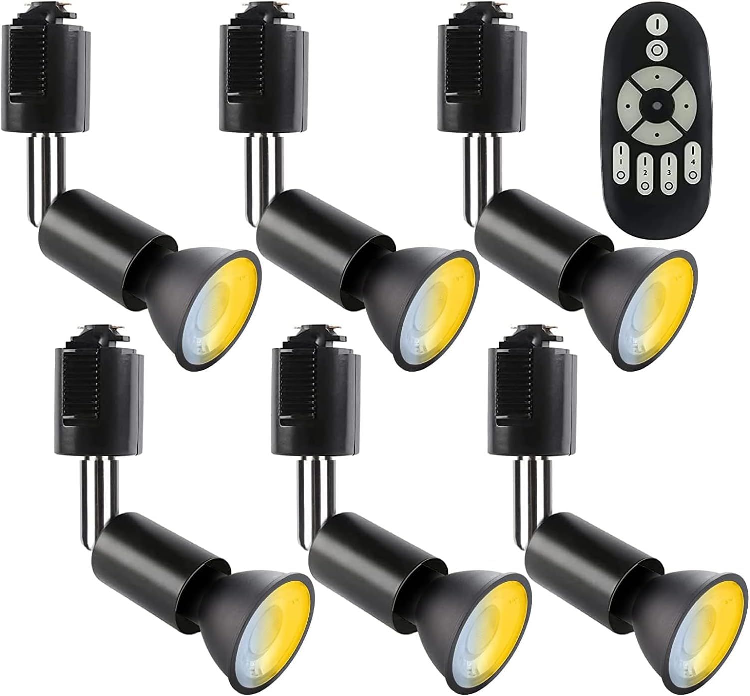 ダクトレール用スポットライト E11 調光調色 LED電球付き 50W形相当 リモコン操作SETGDB-6WE11CTB-6B-Y 器具セット天井照明 間接照明 店舗 廊下