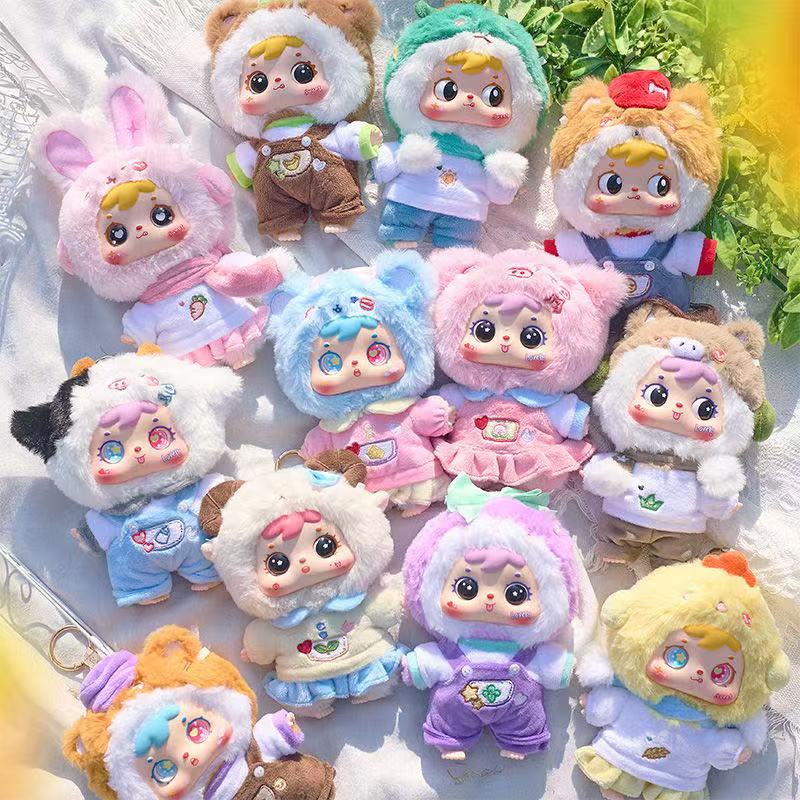 ラブブ　ルララ　Samuel 三小毛　 ぬいぐるみ マスコット10点セット Qoo10] TOPTOY 正規版の三小毛Samuel十二支シリーズ