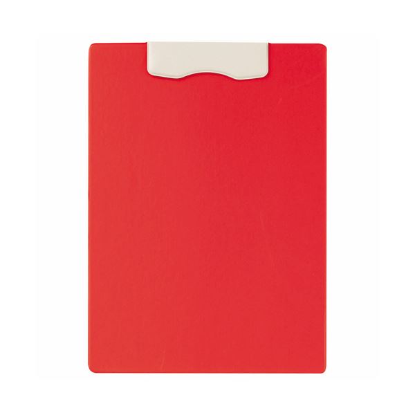 (まとめ) ライオン事務器マグネット用箋挟(レオグリップ) A4タテ レッド No.220MG 1枚 (×10セット)